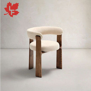 Chaise de salle à manger en bois massif de style nordique simple à bas prix Tobia <span class=keywords><strong>Scarpa</strong></span> avec coussin moelleux pour restaurant - Product Image 3