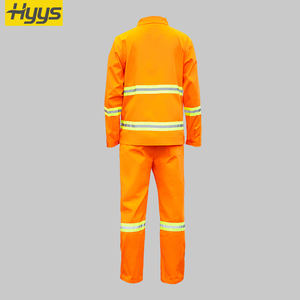 Combinaisons de travailleur haute visibilité directes d'usine avec costume de travail de chaussée <span class=keywords><strong>durable</strong></span> respirant réfléchissant uniforme de vêtements de travail de mineur pour les hommes - Product Image 2