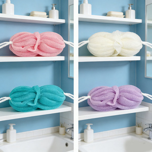 Bath Sponge Flower Shape Soft Loofah With Rope For Bathing Body Exfoliation Shower Use - Product Image 4