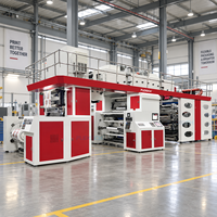 Fabricant de machines d'impression flexographique à tambour central industrielles certifiées CE pour les emballages de boissons en plastique et en aluminium