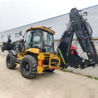 Chargeuses-pelleteuses CNZX 4CX 2,5 tonnes 4x4, excavatrice à quatre roues motrices, pelle rétrocaveuse, rétroexcavatrice de style JCB