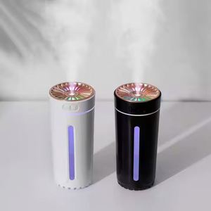 Humidificateur ultrasonique rechargeable 300 ml, diffuseur d'arômes pour la maison, purificateur d'air pour voiture, <span class=keywords><strong>brumisateur</strong></span> avec lumière LED colorée - Product Image 6