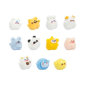 Figurines miniatures mignonnes de tigre et de panda en résine, accessoires de décoration DIY pour aménagement paysager de jardin, motif dessin animé, micro-paysage - Product Image 6
