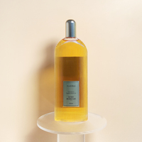 100ml 300ml Design Unique PETG forme à bande plate vide bouteille de Lotion de soins de la peau pour le corps shampoing de luxe emballage en plastique