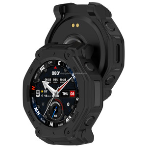 Funda protectora de armadura hueca de TPU suave para Amazfit <span class=keywords><strong>TRex</strong></span> 3Pro 48MM funda de reloj inteligente carcasa de parachoques para Huwmi 2017 <span class=keywords><strong>Pro</strong></span> funda de reloj - Product Image 5