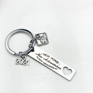<strong>Home</strong> Keychain Engraved Our First <strong>Home</strong> House <strong>Keyring</strong> 2021 2022 Couples Housewarming Gifts Lovely Gift for <strong>New</strong> <strong>Home</strong> Owners - Product Image 5