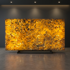 Revêtement mural translucide en pierre rustique d'automne, finition ton terre lumineuse pour murs et plafonds rétroéclairés - Product Image 6