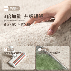 Alfombra Moderna Lizhen, Rectangular, Lavable, Apta para Aspiradora, para Sala de Estar, Dormitorio - Product Image 1
