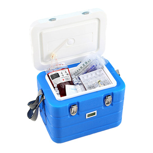 2021 Medicine portable cooler box 2-8 degrees vaccine with temperature display car cooler box
