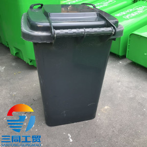 50L Outdoor Rectangular Waste <b>Bin</b> With Lid For Street And Rural Use - Product Image 3