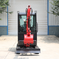 Livraison gratuite petite mini pelle hydraulique sur chenilles en Chine 1 tonne 1.5 tonnes pelleteuse remorque micro mini pelleteuse prix