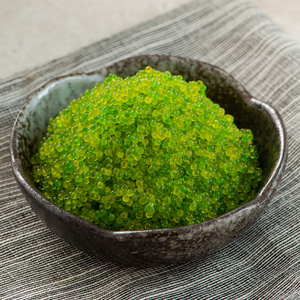 Tobiko Cinese Congelato 2mm, Uova di Pesce Volante a Grana Grossa, Texture Pop, Topping per Sushi Stile Giapponese, Certificato BRC HALAL, 24 Mesi - Product Image 1