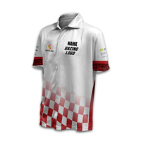 Polo de course respirant à manches courtes grande taille pour l'été, personnalisable, faible MOQ, sublimé, vente en gros