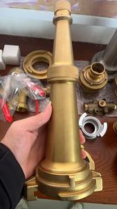卸売40mm 50mm 65mmジェットスプレーノズル真 � � ファイヤーノズル付きストルズカップリング銅水ノズル消火用品 - Product Image 5