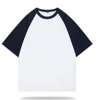 T-shirts décontractés 100 % coton 200 GSM à col rond et manches courtes, unis, amples, respirants, doux, avec logo personnalisé imprimé, pour usine de production