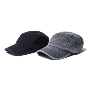 Cappellino da camionista a 5 pannelli regolabile con protezione solare, berretto sportivo retrò in cotone lavato, stile baseball che migliora con l'età - Product Image 1
