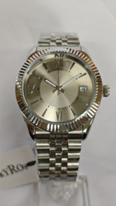 <span class=keywords><strong>2026</strong></span>年新デザインメンズクォーツ腕時計カスタムロゴ合金高級OEMメンズウォッチクォーツ時計 - Product Image 2