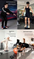 Planche d'équilibre intelligente en plastique PH01 avec lumière de guidage, relaxation musculaire, contrôle par application, détection d'angle d'inclinaison pour la course à pied, les sports et le fitness