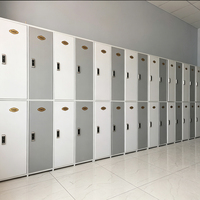 Casier de rangement mural démontable à 2 compartiments en PVC et ABS, étanche, avec serrure électronique numérique intelligente, conforme ROHS JMDS