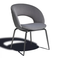 Chaises d'événements en métal de style nordique, chaise de salle à manger moderne, table et chaises de café pour restaurant, chaise de salle à manger de luxe en acier inoxydable
