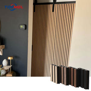 2800mm * 600mm ahşap Slat iç dekorasyon için akustik <span class=keywords><strong>Panel</strong></span> ev duvar dekor için yüksek kalite Akupanel - Product Image 4