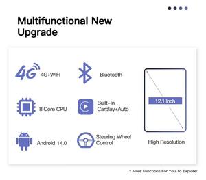 สำหรับ<span class=keywords><strong>รถยนต์</strong></span>โตโยต้า ฟอร์จูนเนอร์ (ปี 2017-2024) <span class=keywords><strong>เครื่อง</strong></span>เล่นใน<span class=keywords><strong>รถยนต์</strong></span>ระบบแอนดรอยด์ 13 ขนาด 12.1 นิ้ว, รองรับ Android Auto และ CarPlay, <span class=keywords><strong>เครื่อง</strong></span>เล่นวิดีโอใน<span class=keywords><strong>รถยนต์</strong></span>, <span class=keywords><strong>เครื่อง</strong></span>เล่นมัลติมีเดียไร้สาย, <span class=keywords><strong>เครื่อง</strong></span><span class=keywords><strong>เสียง</strong></span><span class=keywords><strong>รถยนต์</strong></span> - Product Image 6