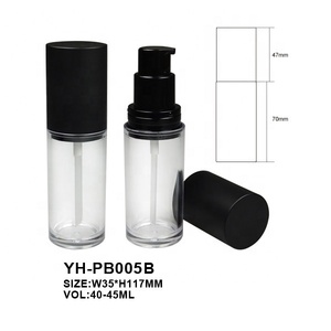 Botella vacía personalizada de 40ml y 45ml, para base de maquillaje, loción, forma redonda y clásica - Product Image 2