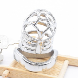 NUUN 2.95" Chastity Penis Cage Stainless Steel Cock Cage Male Chastity Device Bondage BDSM Sex <b>Toys</b> Lock Dicks Metal Sex Cages - Product Image 3