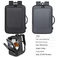 2025 nouveau sac à dos d'ordinateur d'affaires lettre motif Polyester grande capacité extensible unisexe étanche Oxford ordinateur portable voyage