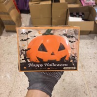 Grand Squishy Citrouille Halloween Géant de 15 cm, à Remontée Lente, en TPR, Anti-Stress, Vente en Gros