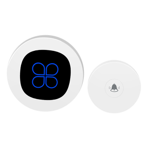 กริ่งไร้สายไม่ต้องใช้แบตเตอรี่ IP68,กริ่งประตูกันน้ำได้ระยะ180เมตรปลั๊กแบบ UK US EU กระดิ่งระบบเสียงไฮไฟ - Product Image 1