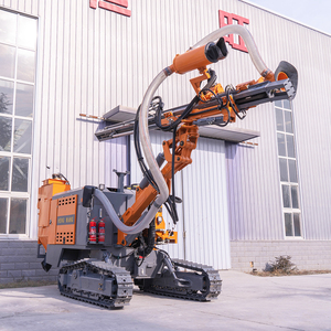 Nouvelle foreuse à percussion diesel pour l'exploitation minière du charbon, de l'or, des carrières, machine de forage de trous de tir à la roche avec moteur principal, état neuf - Product Image 2