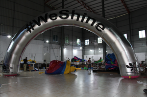 Arco Inflable Plateado en Oferta para Eventos Comerciales y Publicitarios al Aire Libre - Product Image 2