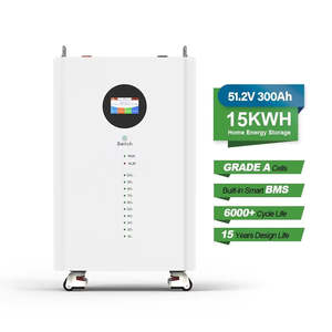 Sistema Híbrido Solar para el Hogar, Batería de Iones de Litio de 15 kWh, 51.2V 300Ah, Sistema Dividido, Protección IP65, Almacenamiento de Energía Doméstica - Product Image 1