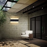 Applique murale LED 12W en Aluminium pour l'intérieur et l'extérieur, applique murale moderne pour salon, chambre à coucher, couloir, escaliers