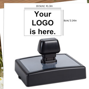 多色DIY闪光邮票牛皮纸袋奶茶纸箱办公室用橡胶预墨烘焙标志印章 - Product Image 6