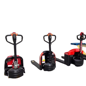 Transpaleta semieléctrica de 3000kg, apilador de montacargas, manejo de materiales, transporte, elevación, movimiento, CC, todoterreno, carga de 2000kg - Product Image 1