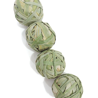 High Fibre Treats für Kaninchen zähne Backenzahn Snacks Spielzeug Woven Grass Hanging Toys für Kaninchen Grasball Kau spielzeug für Bunny Meers chweinchen