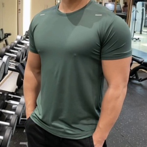 Camisetas de culturismo para hombre, de seda helada, para gimnasio, secado rápido, transpirables, para correr, entrenamiento, deportivas. - Product Image 3