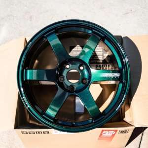 5X114.3 5X120 5x100รังสี <span class=keywords><strong>Te37</strong></span> Saga S-Puls สีเขียวรถแข่ง17 18 19 20 21นิ้วล้อปลอมสำหรับ S2000 FK8 BRZ ขอบ M5 F90ขอบรถ - Product Image 2