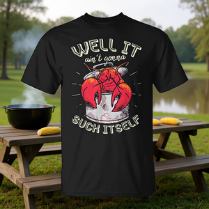 Camiseta Promocional con Estampado de Cangrejo de Río, Langosta y Camarón: No se va a Poner Mal - ¡Novedad! - Product Image 3