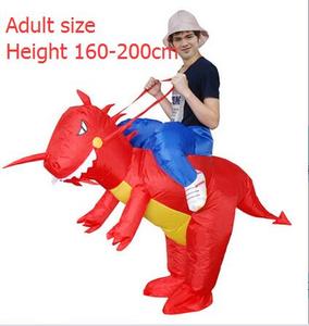 Costume de carnaval de vacances drôle pour les femmes Costume de dinosaure gonflable pour la fête <span class=keywords><strong>DressUp</strong></span> Fun - Product Image 4