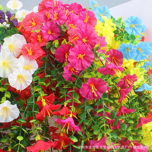 Guirnaldas Colgantes de Gloriosas Simuladas, Flores Artificiales de Seda para Decoración de Bodas al Aire Libre y del Hogar - Product Image 4