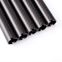 Tubes en fibre de carbone 3K CNC pour la construction, l'aviation, la marine, les drones sportifs - Matériau high-tech polyvalent, haute résistance, léger