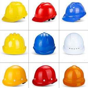 Casque de sécurité ventilé en ABS jaune pour travaux extérieurs et améliorations domestiques - Product Image 4