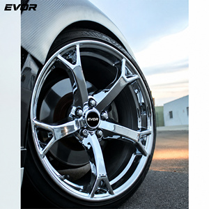ล้อฟอร์จ EVOR ประสิทธิภาพสูง ผลิตจากอัลลอย สำหรับ BMW M3 M4 สีเงินโครม 5x120 5x112 5x130 <span class=keywords><strong>ขอบ</strong></span> 17x10J 18x9J 19x10J - Product Image 3