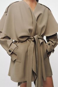 Vêtements pour femmes MYST&ZA, nouvelle collection printemps 2026, manteau <span class=keywords><strong>court</strong></span> tendance, simple et polyvalent, veste, manteau 2450316 - Product Image 2