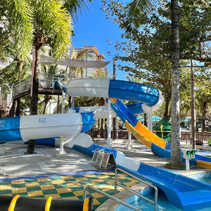 Cao bồi tùy chỉnh-kích thước trong nhà xoắn ốc trượt nước sợi thủy tinh hồ bơi Slide thiết bị cho hồ bơi trò chơi nước - Product Image 5