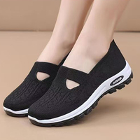 Chaussures décontractées pour femmes en stock d'usine, nouvelle mode, style de marche, baskets adaptées à la course à pied, chaussures de marche pour femmes