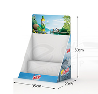Chine Fournisseur Personnalisé Supermarché Alimentaire Lait Promotion Pliant Goût Table Affichage Publicitaire Comptoir En Carton